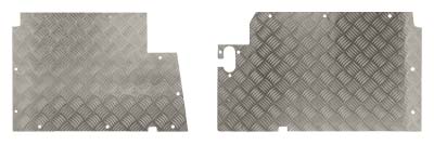 Chequerplate Front Floor Panels - to replace existing floor panels - Land Rover Series IIA/III - Accessories