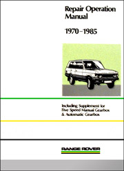 FF004145 - Land Rover Workshop Manual - Classic Range Rover 1970-85 Models