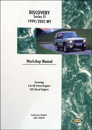 Land Rover Discovery II 1999-2002 Workshop Manual - Land Rover Discovery Series II (L318) - Books & Literature