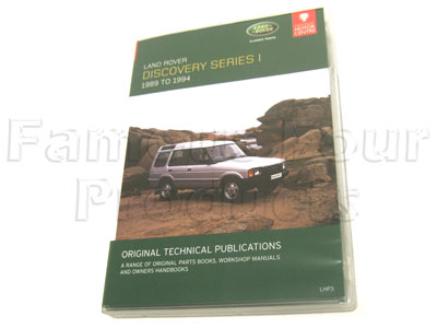 FF004152 - DVD - Parts Catalogue/Service Publications/Owners Handbooks - Land Rover Discovery 1989-94
