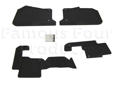 FF004180 - Rubber Footwell Mat Set - Land Rover Discovery 3