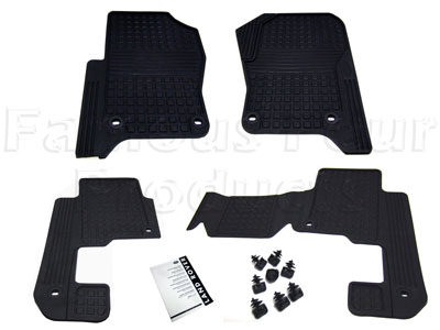 Rubber Footwell Mat Set - Land Rover Discovery 3 (L319) - Accessories