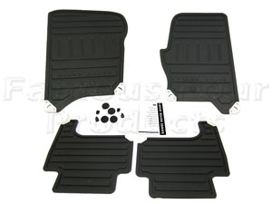 FF004227 - Rubber Footwell Mat Set - Range Rover Sport to 2009 MY