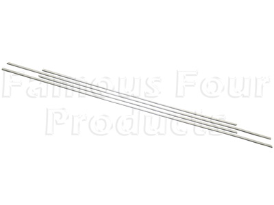 Chrome Finished Door Waist Rail Set - Land Rover Discovery 3 (L319) - Body