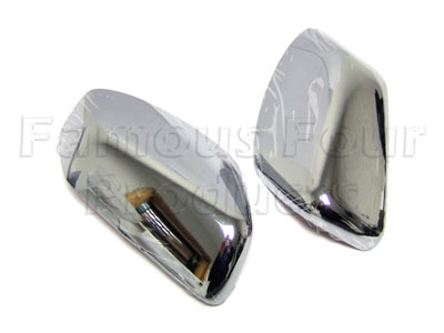 FF004245 - Chrome Finish Door Mirror Covers - Range Rover Third Generation up to 2009 MY