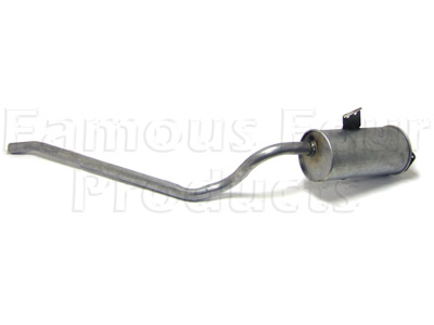 Exhaust Rear Silencer and Tailpipe Assembly - Land Rover Series IIA/III - Exhaust