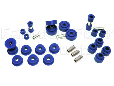 FF004492 - Polyurethane Chassis Bush Kit (radius arms & panhard rod) - Classic Range Rover 1970-85 Models