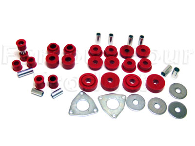 thumbnail image 2 of FloFlex Polyurethane Front Radius Arm Bushes For Land Rover Defender 110 – Chassis & Axle Set 2 of 4