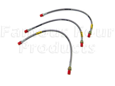 FF004507 - Braided Brake Flexi-Hose Kit - Land Rover Series IIA/III