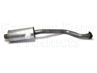 FF004533 - Mild Steel Rear Silencer - Land Rover 90/110 & Defender