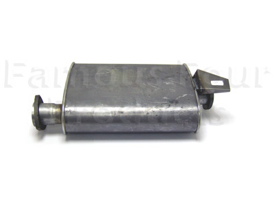 Mild Steel Centre Silencer - Land Rover 90/110 & Defender (L316) - Individual Exhaust Parts