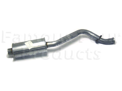 Mild Steel Rear Silencer - Land Rover 90/110 & Defender (L316) - Individual Exhaust Parts