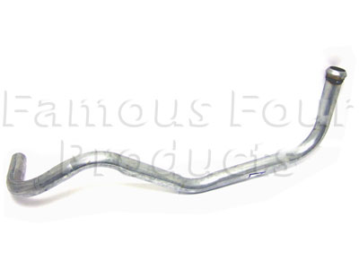 Mild Steel Downpipe - Right Hand - Land Rover 90/110 & Defender (L316) - Individual Exhaust Parts