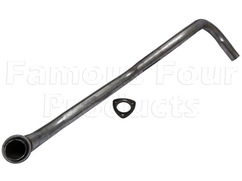 Mild Steel Downpipe - Right Hand - Land Rover 90/110 & Defender (L316) - Individual Exhaust Parts