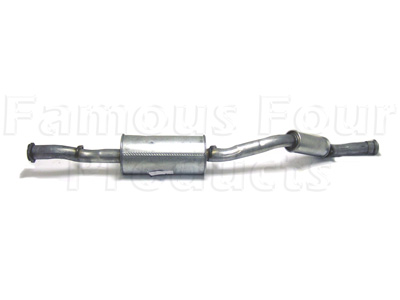 FF004546 - Mild Steel Centre Exhaust Assembly - Land Rover 90/110 & Defender