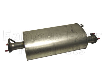 Mild Steel Centre Silencer - Land Rover 90/110 & Defender (L316) - Individual Exhaust Parts