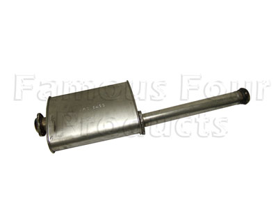 FF004564 - Mild Steel Centre Silencer - Land Rover 90/110 & Defender