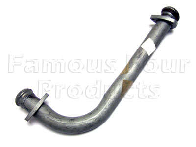 FF004567 - Mild Steel Downpipe - Land Rover 90/110 & Defender