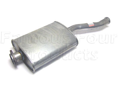 Mild Steel Centre Silencer - Land Rover 90/110 & Defender (L316) - Individual Exhaust Parts