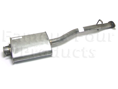 Mild Steel Centre Silencer - Land Rover 90/110 & Defender (L316) - Individual Exhaust Parts