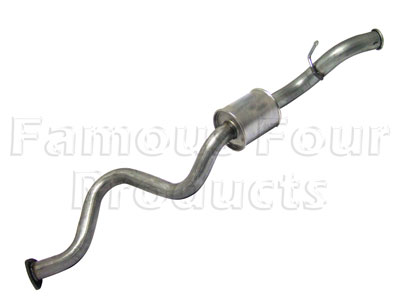 Mild Steel Rear Silencer & Tailpipe - Land Rover 90/110 & Defender (L316) - Individual Exhaust Parts