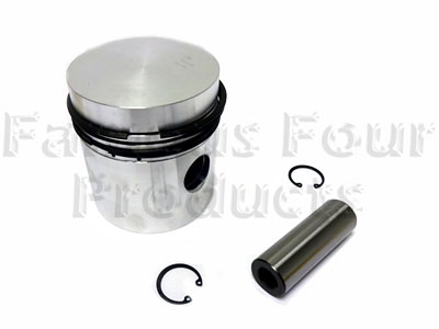 Piston & Ring Assembly - Land Rover Series IIA/III - 2.25 Petrol Engine