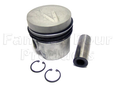 Piston & Ring Assembly - Land Rover 90/110 & Defender (L316) - 2.5 NA Diesel Engine