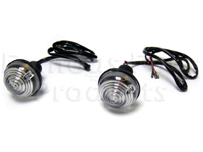 Rear Stop/Tail Lamp Kit - Clear Lenses - Land Rover 90/110 & Defender (L316) - Lighting