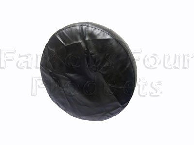 FF004851 - Vinyl Soft Wheel Cover - PLAIN BLACK - Land Rover Discovery 1994-98