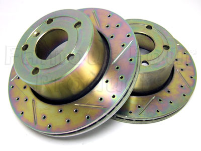Front Brake Discs - Land Rover Discovery Series II - Brakes