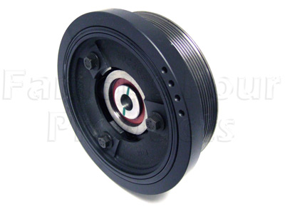 FF004980 - Crankshaft Damper & Pulley Assembly - TD5 - Land Rover Discovery Series II