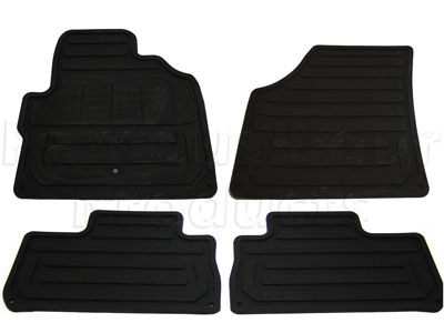 Rubber Footwell Mat Set - Land Rover Freelander 2 (L359) - Interior