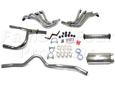 Stainless SPORTS Exhaust System - Land Rover 90/110 & Defender (L316) - Full Exhaust Systems