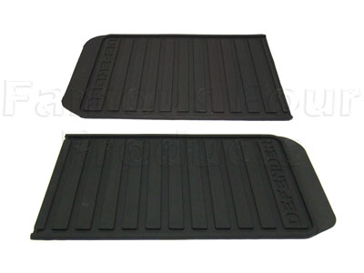 110 Second Row Rubber Floor Mat - Land Rover 90/110 and Defender - Interior