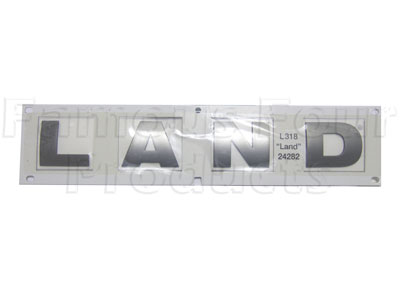 FF005199 - LAND Bonnet Lettering - Land Rover Discovery Series II