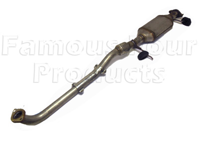 Front Pipe with Catalytic Convertor - Land Rover Freelander (L314) - Exhaust