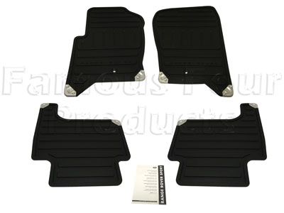 Rubber Footwell Mat Set - Range Rover Sport 2010-2013 Models (L320) - Interior