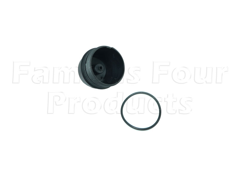 FF005277 - Bowl Cover - Oil Filter Element - Land Rover 90/110 & Defender