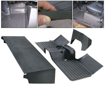 Moulded Matting System - LT77 4 Cylinder Engined Vehicles - Land Rover 90/110 & Defender (L316) - Interior