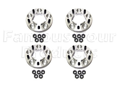 Wheel Spacer - 30mm - With Nuts - Land Rover 90/110 and Defender - Tyres, Wheels and Wheel Nuts