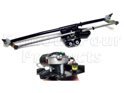 FF005327 - Windscreen Wiper Motor & Mechanism - Range Rover Second Generation 1995-2002 Models