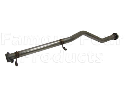 FF005353 - Stainless Steel Link Pipe - Replaces Front Silencer - Land Rover 90/110 & Defender