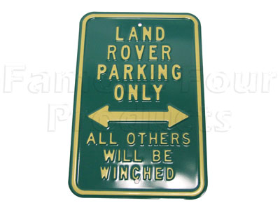 FF005419 - Land Rover Parking Sign - Land Rover Discovery 1994-98