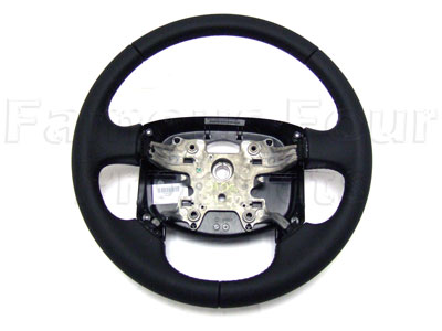 Leather Steering Wheel - Smooth Soft Black Nappa - Range Rover Sport to 2009 MY (L320) - Suspension & Steering