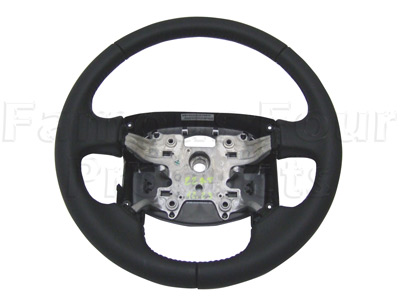 Leather Steering Wheel - Smooth Soft Black Nappa - Range Rover Sport to 2009 MY (L320) - Suspension & Steering