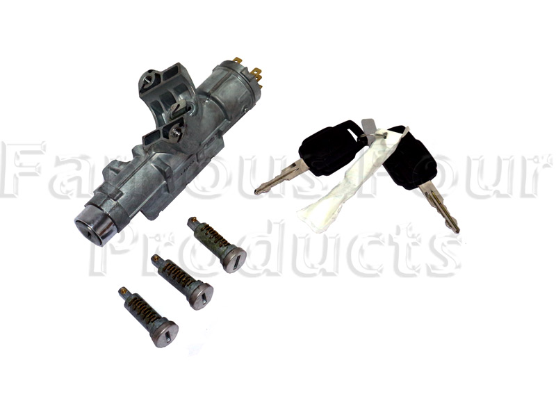 Lock Barrels & Ignition Set - Land Rover 90/110 and Defender - Steering Components