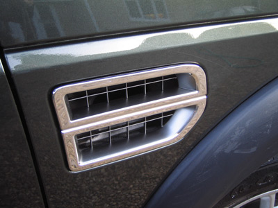 Chrome-effect Side Vent Cover - Land Rover Discovery 3 (L319) - Body