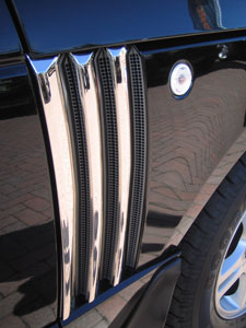 Chrome Effect Triple Side Vent Covers - Range Rover Third Generation up to 2009 MY (L322) - Body