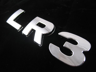 FF005595 - LR3 Chrome-effect Lettering - Land Rover Discovery 3