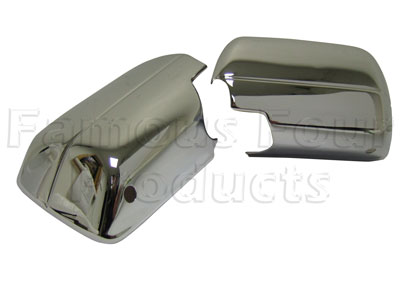 Chrome Finish Door Mirror Covers - Range Rover Third Generation up to 2009 MY (L322) - Accessories